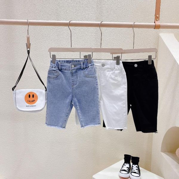 trousers korean children's clothing summer style boys and girls foreign all-match elastic fashionable five-point pants, Blue
trousers korean children's clothing summer style boys and girls foreign all-match elastic fashionable five-point pants, Blue