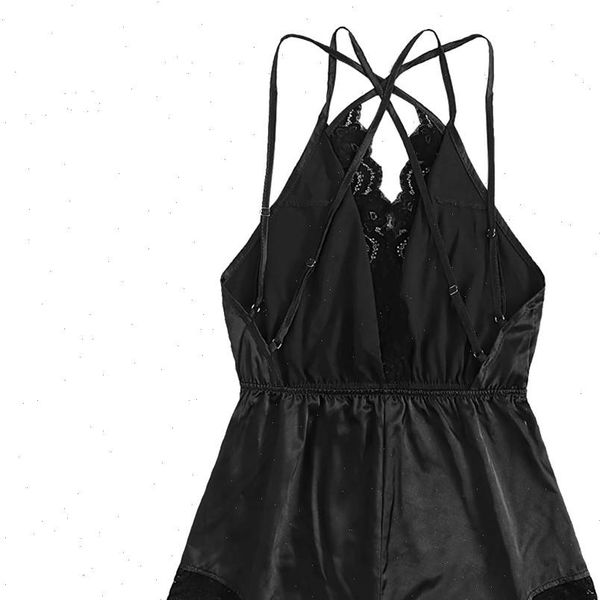 duobla pijama pajamas set women sleepwear lingerie bodysuit summer lace v neck shorts sleeveless silk, Black;red
duobla pijama pajamas set women sleepwear lingerie bodysuit summer lace v neck shorts sleeveless silk, Black;red