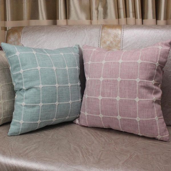 simple jacquard plaid cushion covers solid colors check durable sofa throw pillow case for home store decoration cushion/decorative 
simple jacquard plaid cushion covers solid colors check durable sofa throw pillow case for home store decoration cushion/decorative