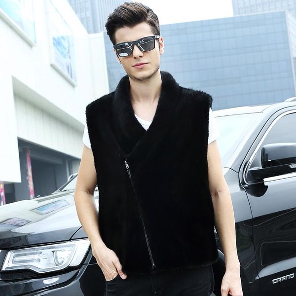 men's fur & faux winter mens vest coat sleeveless casual stand collar waistcoat black white male clothing warm s56
men's fur & faux winter mens vest coat sleeveless casual stand collar waistcoat black white male clothing warm s56