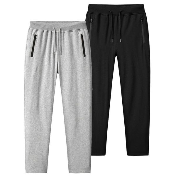 men's pants autumn cotton large size knit sweatpants thin breathable casual, Black
men's pants autumn cotton large size knit sweatpants thin breathable casual, Black
