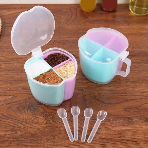 storage bottles & jars plastic spice jar multi grids seasoning bottle apple shape box portable salt pepper organizer home kitchen utensil 20
storage bottles & jars plastic spice jar multi grids seasoning bottle apple shape box portable salt pepper organizer home kitchen utensil 20