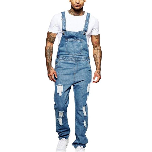men's pants mens ripped denim overalls fashion full length suspender high street jumpsuit distressed casual trousers homme jeans d30, Black
men's pants mens ripped denim overalls fashion full length suspender high street jumpsuit distressed casual trousers homme jeans d30, Black