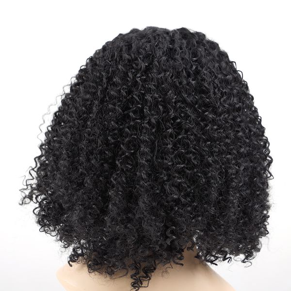 curly lace hair wigs natural middle part synthetic hair women wigs 180% density short curly bob wig by fashion iconfactory direct, Black
curly lace hair wigs natural middle part synthetic hair women wigs 180% density short curly bob wig by fashion iconfactory direct, Black