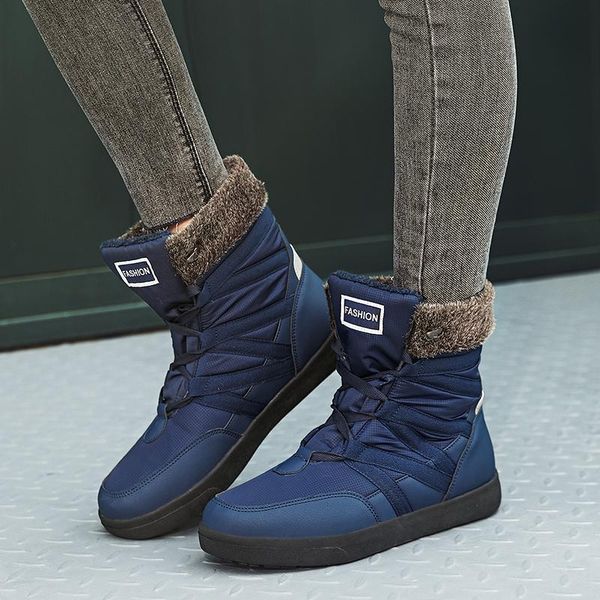 boots women's winter warm snow outdoor non-slip waterproof classic lace-up casual hiking shoes, Black
boots women's winter warm snow outdoor non-slip waterproof classic lace-up casual hiking shoes, Black