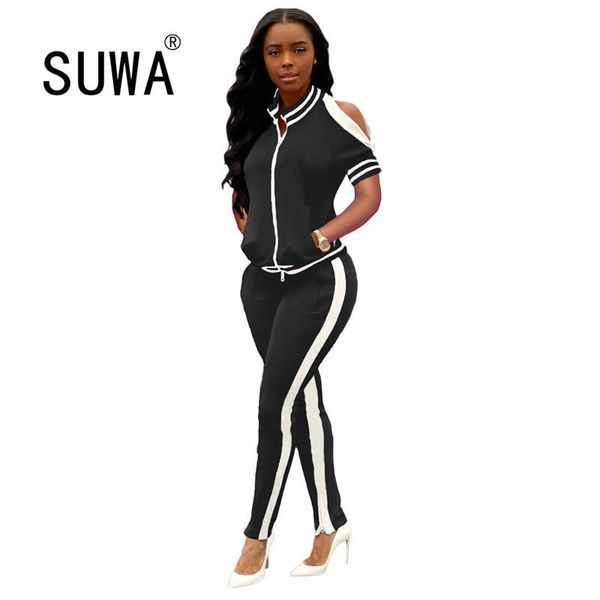 women's tracksuits casual sporty sweatshirt women two piece set off shoulder front zipper pullover + bodycon jogger sweatpant workout, Gray
women's tracksuits casual sporty sweatshirt women two piece set off shoulder front zipper pullover + bodycon jogger sweatpant workout, Gray