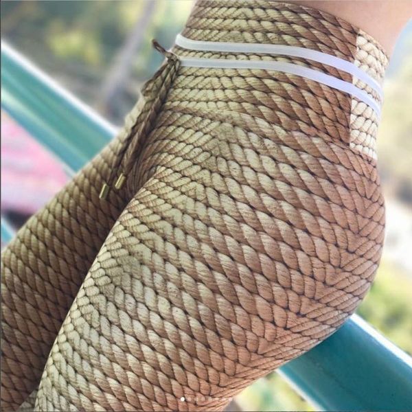 women's leggings 2021 fashion knitting rope print patchwork women fitness clothing sporting trousers pants female, Black
women's leggings 2021 fashion knitting rope print patchwork women fitness clothing sporting trousers pants female, Black
