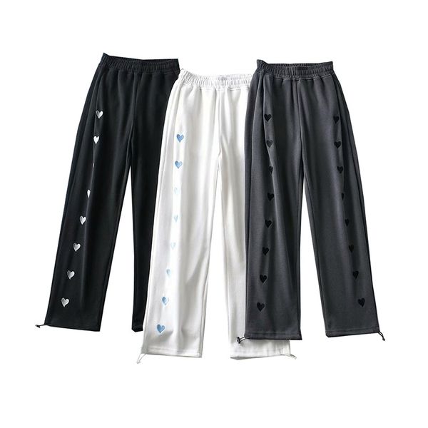 miancun love print elastic waist sports women's high waist drawstring leggings loose casual pants, Black
miancun love print elastic waist sports women's high waist drawstring leggings loose casual pants, Black