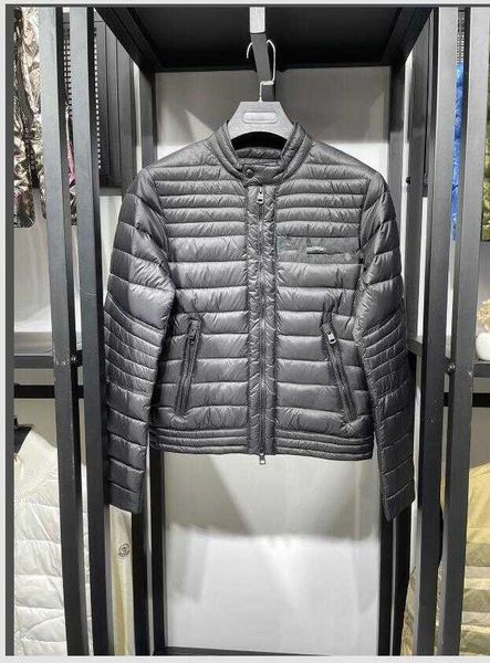 men branded stand collar down coat soft warm slim design jacket waterproof parkas size 12345, Black
men branded stand collar down coat soft warm slim design jacket waterproof parkas size 12345, Black