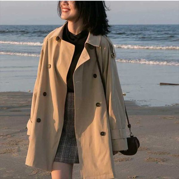 women's vests windbreaker mid-length style 2021 spring and autumn temperament coat casual loose women, Black;white
women's vests windbreaker mid-length style 2021 spring and autumn temperament coat casual loose women, Black;white