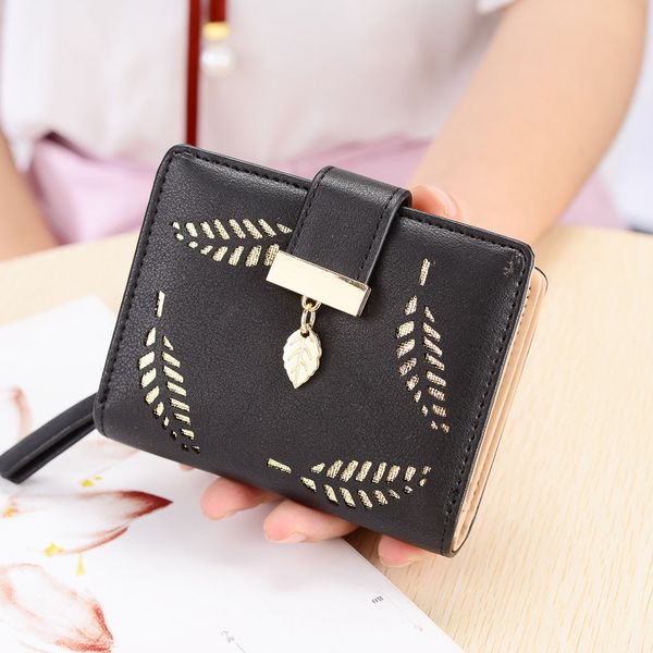 female korean fashion short paragraph openwork leaf buckle woemn wallet purses clutches l003
female korean fashion short paragraph openwork leaf buckle woemn wallet purses clutches l003