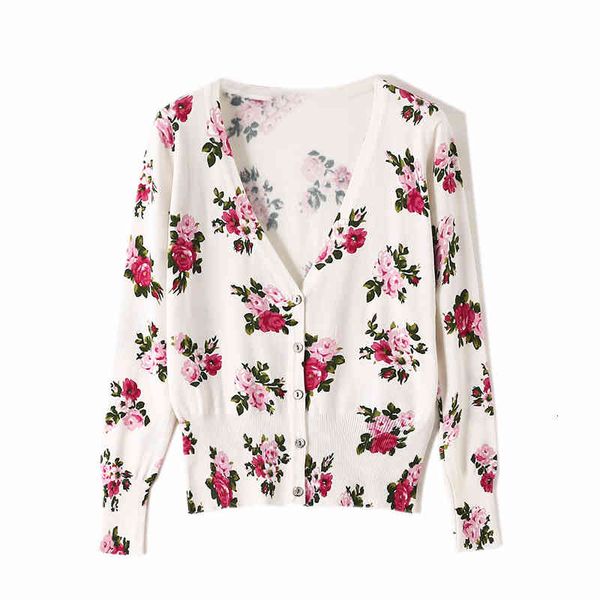 women's sweaters rose print v-neck slim short knitted cardigan women modis sweater spring and autumn arrival wholesale price 4n1q, White;black
women's sweaters rose print v-neck slim short knitted cardigan women modis sweater spring and autumn arrival wholesale price 4n1q, White;black