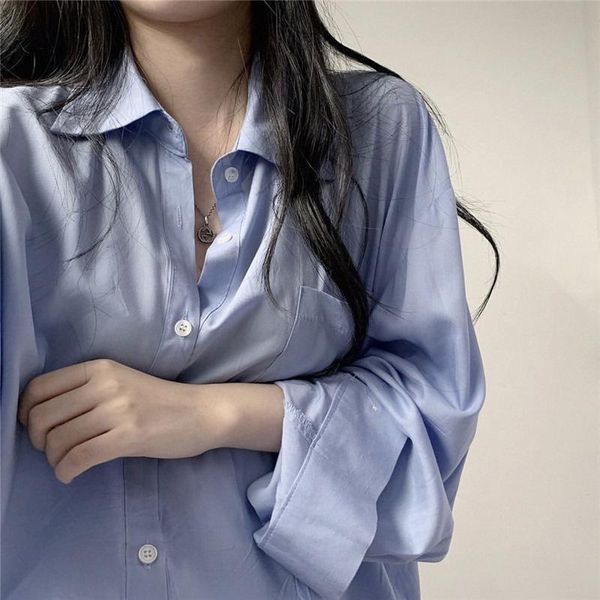 women's blouses & shirts 2021 summer loose shirt japanese and korean wind solid color sunscreen long sleeve women, White
women's blouses & shirts 2021 summer loose shirt japanese and korean wind solid color sunscreen long sleeve women, White