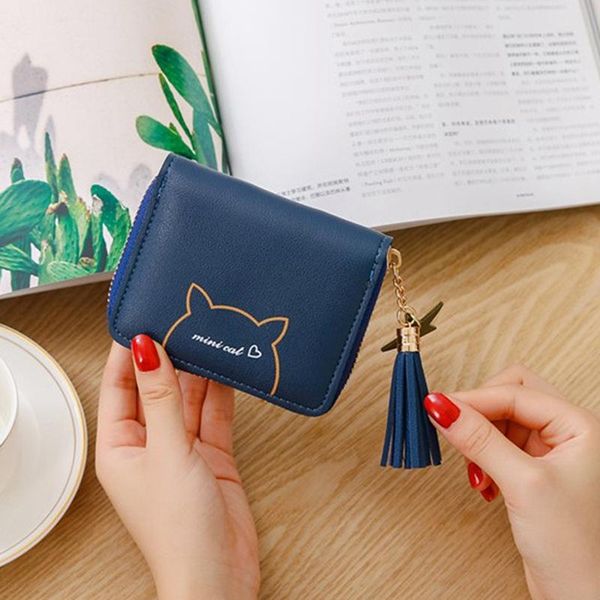 wallets ladies casual simple fashion leather wallet tassel decoration cute multi-function hold bag, Red;black
wallets ladies casual simple fashion leather wallet tassel decoration cute multi-function hold bag, Red;black