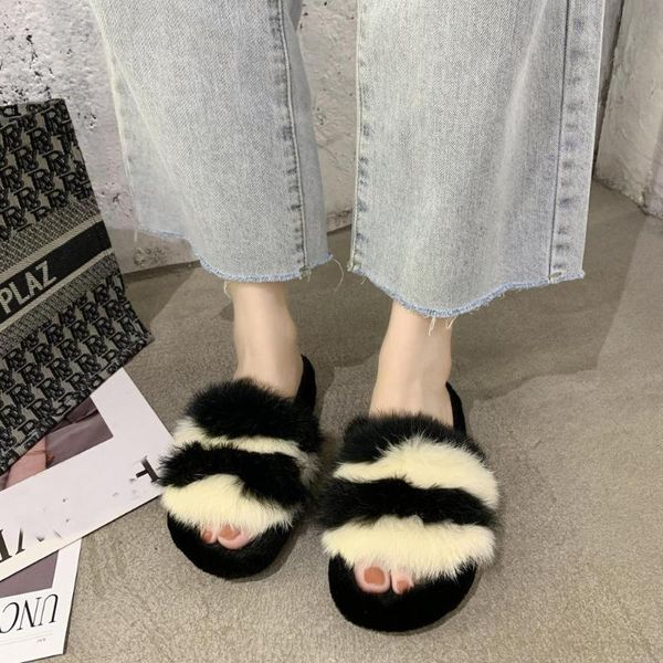 ladies faux fur fluffy furry slippers women outdoor house soft plush warm slides 2021 autumn female flat shoes, Black
ladies faux fur fluffy furry slippers women outdoor house soft plush warm slides 2021 autumn female flat shoes, Black