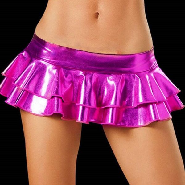 skirts double-layer mini skirt women faux leather low-rise shiny metallic stage performance clothes short stretchable, Black
skirts double-layer mini skirt women faux leather low-rise shiny metallic stage performance clothes short stretchable, Black