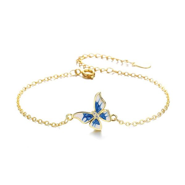 link, chain fashion bracelet jewelry lovely blue butterfly yellow link gift girl bracelets, Black
link, chain fashion bracelet jewelry lovely blue butterfly yellow link gift girl bracelets, Black