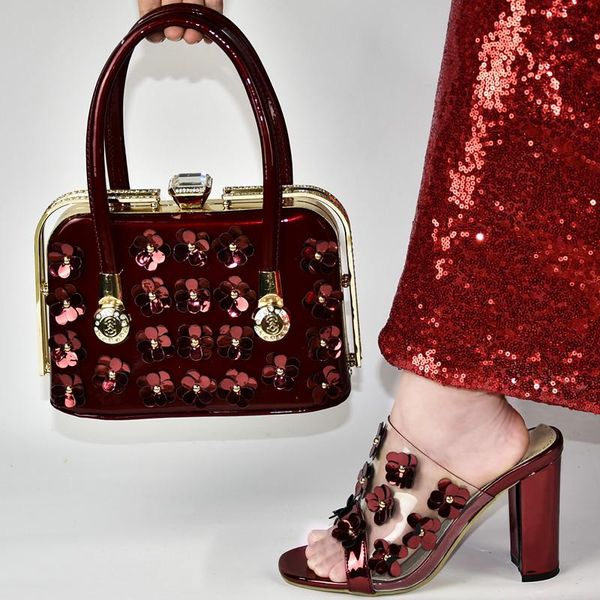 summer african pu pumps woman shoes and bag set fashion decoration with applique for evening party dress, Black
summer african pu pumps woman shoes and bag set fashion decoration with applique for evening party dress, Black