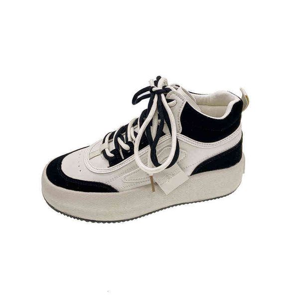 autumn and winter high leisure sports board shoes women's versatile thick soled old korean fashion small white, Black;white
autumn and winter high leisure sports board shoes women's versatile thick soled old korean fashion small white, Black;white