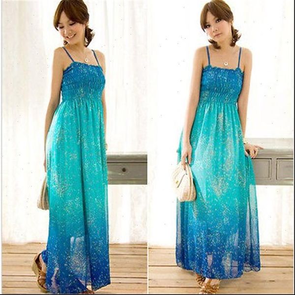 women womens dress floral gradient color long maxi evening party beach dresses chiffon spaghetti strap red blue, Black;gray
women womens dress floral gradient color long maxi evening party beach dresses chiffon spaghetti strap red blue, Black;gray