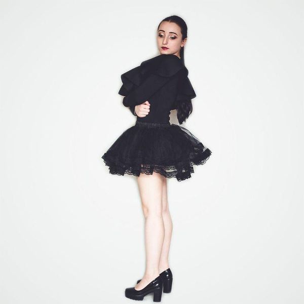skirts 2021 women girls 4 layers ruffles ballet dance mini tutu skirt scalloped lace trim cosplay mid rise petticoat crinoline, Black
skirts 2021 women girls 4 layers ruffles ballet dance mini tutu skirt scalloped lace trim cosplay mid rise petticoat crinoline, Black