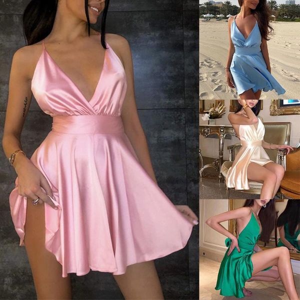 women's ladies solid sleeveless suspenders backless bow-knot v-collar temperament mini dress dresses for women party classy casual, Black;gray
women's ladies solid sleeveless suspenders backless bow-knot v-collar temperament mini dress dresses for women party classy casual, Black;gray