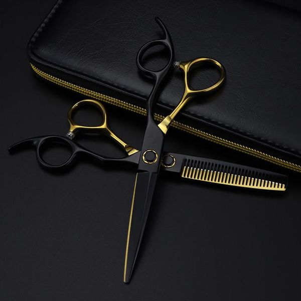 hair scissors professional jp 440c steel 6 '' black&gold bearing cutting barber haircut thinning shears hairdresser
hair scissors professional jp 440c steel 6 '' black&gold bearing cutting barber haircut thinning shears hairdresser
