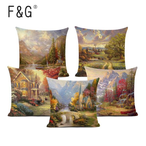 cushion/decorative pillow dreamy village town scene sailboat lighthouse sofa decoration case rural forest scenic cushion cover 45x45c
cushion/decorative pillow dreamy village town scene sailboat lighthouse sofa decoration case rural forest scenic cushion cover 45x45c