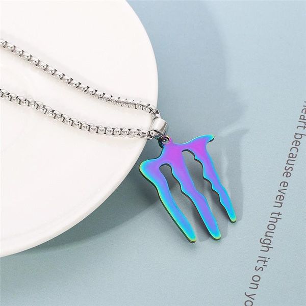 pendant necklaces hip hop magic-claw necklace trendy men and women geometry rock wild zinc alloy box chain, Silver
pendant necklaces hip hop magic-claw necklace trendy men and women geometry rock wild zinc alloy box chain, Silver