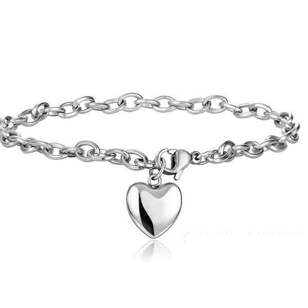 charm bracelets heart bracelet men stainless steel man for couple accessories women's rose gold women chain on hand jewelry, Golden;silver
charm bracelets heart bracelet men stainless steel man for couple accessories women's rose gold women chain on hand jewelry, Golden;silver