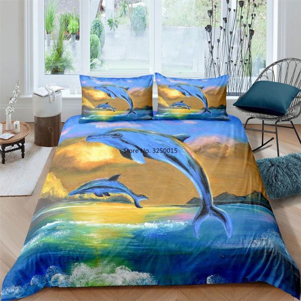 bedding sets 3d duvet cover blue sea animal dolphin quilt covers comforter case set king full double single size 2-3 pcs
bedding sets 3d duvet cover blue sea animal dolphin quilt covers comforter case set king full double single size 2-3 pcs