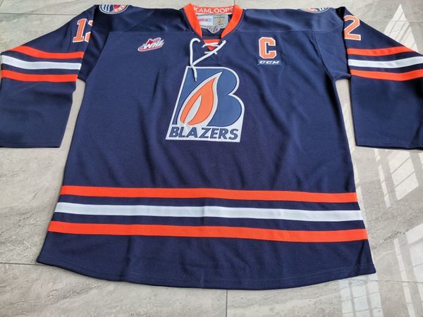 custom men youth women vintage chl whl kamloops blazers 29 matthew campese 12 jarome iginla jersey size s-5xl or custom any name or number, Black
custom men youth women vintage chl whl kamloops blazers 29 matthew campese 12 jarome iginla jersey size s-5xl or custom any name or number, Black