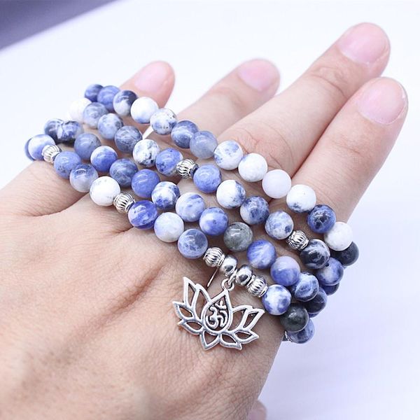 charm bracelets men jewelry natural bluepoint stone 108mala beads lotus for women cool luckly bangles, Golden;silver
charm bracelets men jewelry natural bluepoint stone 108mala beads lotus for women cool luckly bangles, Golden;silver
