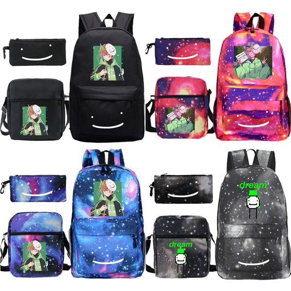 backpack 3 pcs set dream smp schoolbag teenage knapsack boys girls bookbags mochilas laprucksack daily bagpacks
backpack 3 pcs set dream smp schoolbag teenage knapsack boys girls bookbags mochilas laprucksack daily bagpacks