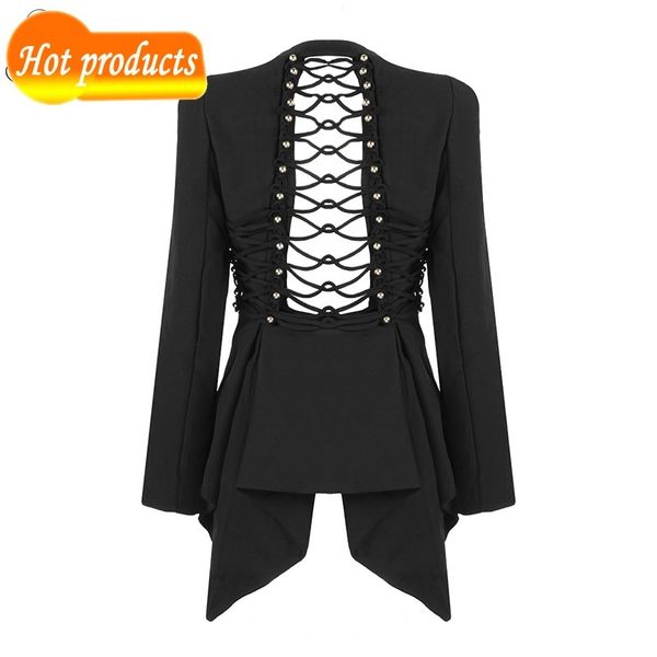 women's jackets you all charter arrival black jacket rentals-up design buttons long sleeves celebrity party outwear 8o6e, Black;brown
women's jackets you all charter arrival black jacket rentals-up design buttons long sleeves celebrity party outwear 8o6e, Black;brown