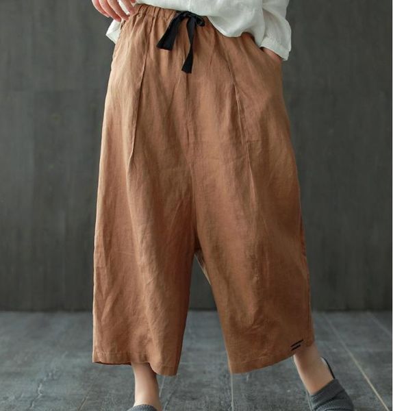 women's pants & capris 2021 spring summer women large size loose elastic waist trousers casual pocket drawstring ladies retro all-match, Black;white
women's pants & capris 2021 spring summer women large size loose elastic waist trousers casual pocket drawstring ladies retro all-match, Black;white