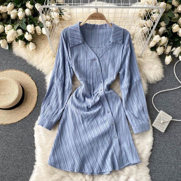 casual dresses a168 women autumn 2021 fashion kikyo retro stripe asymmetric shirt dress long sleeve elegant korean clothes vestidos, Black;gray
casual dresses a168 women autumn 2021 fashion kikyo retro stripe asymmetric shirt dress long sleeve elegant korean clothes vestidos, Black;gray