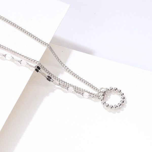 chains meyrroyu ladies fashion jewelry korean version round necklace clavicle chain shiny accessory 2021, Silver
chains meyrroyu ladies fashion jewelry korean version round necklace clavicle chain shiny accessory 2021, Silver