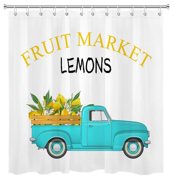 lemon shower curtain decor, fruit market lemon with floral on rustic vintage farm truck farmhouse shower curtains 72x79 inches
lemon shower curtain decor, fruit market lemon with floral on rustic vintage farm truck farmhouse shower curtains 72x79 inches