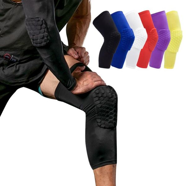 elbow & knee pads 1pc breathable absorb sweat basketball pad honeycomb shockproof long leg sleeves brace football sports guard, Black;gray
elbow & knee pads 1pc breathable absorb sweat basketball pad honeycomb shockproof long leg sleeves brace football sports guard, Black;gray