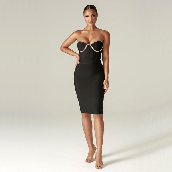 casual dresses wholesale summer women's black strapless diamond stretch tight club celebrity cocktail party bandage dress, Black;gray
casual dresses wholesale summer women's black strapless diamond stretch tight club celebrity cocktail party bandage dress, Black;gray