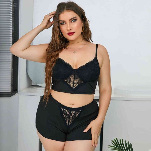 undergarments sleepwear plus size2021 perspective lace women's fun suit 17217, White
undergarments sleepwear plus size2021 perspective lace women's fun suit 17217, White