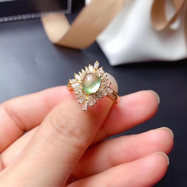 cluster rings style fashion prehnite gemstone ring real 925 silver natural gem grape color girl birthday gift soft character, Golden;silver
cluster rings style fashion prehnite gemstone ring real 925 silver natural gem grape color girl birthday gift soft character, Golden;silver