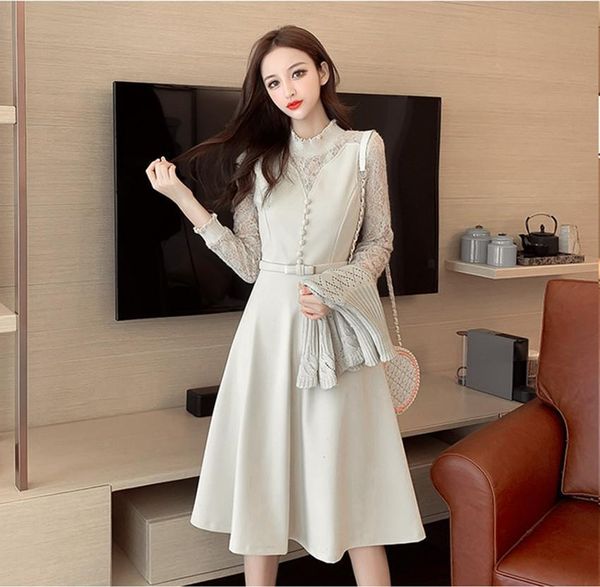 autumn winter 2 piece womens dresses set turtleneck knitted shawl cloak woolen patchwork lace regular button suit, White
autumn winter 2 piece womens dresses set turtleneck knitted shawl cloak woolen patchwork lace regular button suit, White