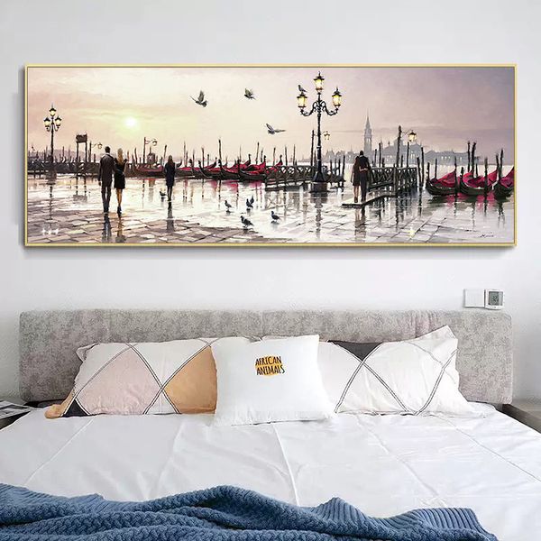 evening in venice landscape painting wall art canvas pictures for living room bedroom modern art home decoration
evening in venice landscape painting wall art canvas pictures for living room bedroom modern art home decoration