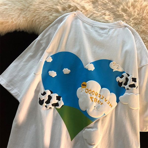 women's t-shirt cotton blue sky and white clouds foam short-sleeved half-sleeved women harajuku printing casual oversized
women's t-shirt cotton blue sky and white clouds foam short-sleeved half-sleeved women harajuku printing casual oversized
