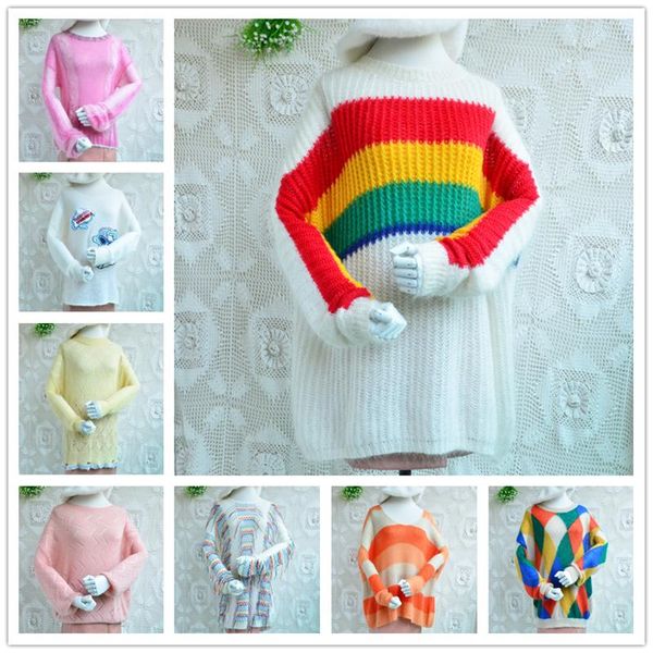 women's sweaters autumn winter soft hairy fluffy real angora wool mohair fashion colored loose pullover jumper sweater pull, White;black
women's sweaters autumn winter soft hairy fluffy real angora wool mohair fashion colored loose pullover jumper sweater pull, White;black