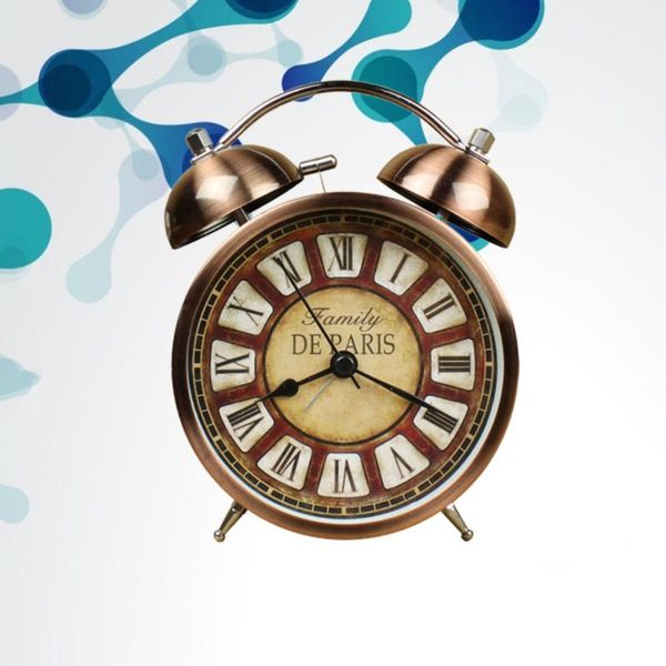 1pc metal alarm clock retro vintage creative desk european style for home without battery ( & table clocks
1pc metal alarm clock retro vintage creative desk european style for home without battery ( & table clocks