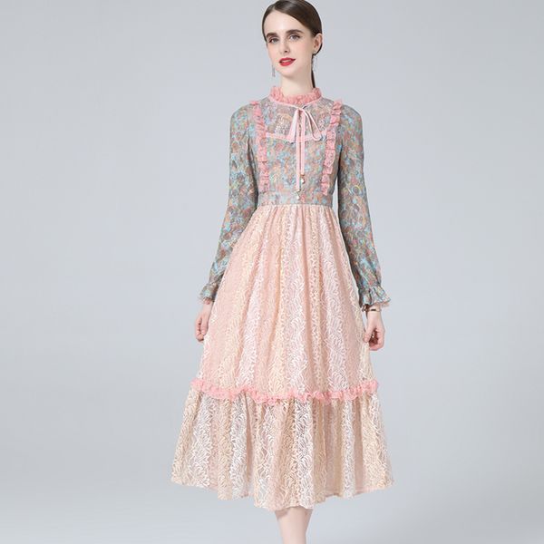 women's dresses ruffled collar long flare sleeves ruffles lace patchwork color block elegant fashion short dress vestidos, Black
women's dresses ruffled collar long flare sleeves ruffles lace patchwork color block elegant fashion short dress vestidos, Black