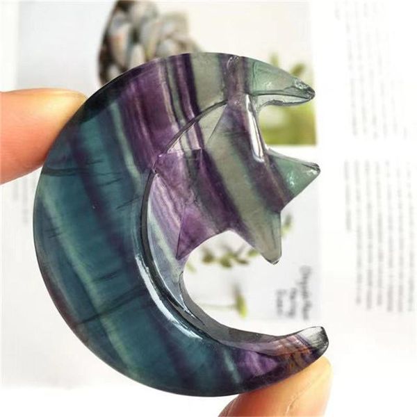 decorative objects & figurines natural colored fluorite crystal moon type hand carved reiki healing stones decoration and minerals
decorative objects & figurines natural colored fluorite crystal moon type hand carved reiki healing stones decoration and minerals